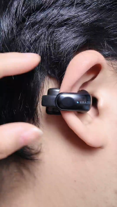 Lenovo Erazer xf28 Kẹp Tai Ai dịch Tai nghe bluetooth v6.0 thoải mái ổn định tai nghe không dây thể thao với màn hình LCD