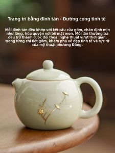 JISU | Bộ Trà Gốm Kintsugi Hoa Mai Đơn