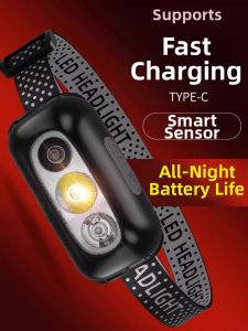 HUANCHI | High-power Bright Long-lasting Fishing-specific Ultra-light Inductive Charging Head-mounted Flashlight