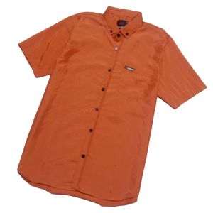 KEMEJA TERACOTA MERAH BATA PRIA FORMAL CASUAL