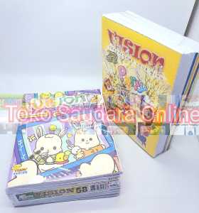 1 Pack Isi 10 Buku Tulis Vision 58 Lembar Motif Kartunuku Tulis Murah Buku Tulis Sekolah Tebal