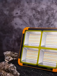 1000W Solar Emergency Light LED Flood lights Portable Camping Light 4 Modes Lamp SOS Warning Light