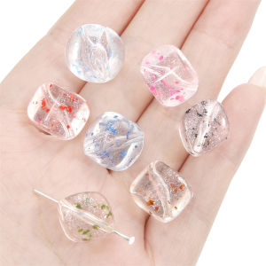 10pcs Irregular Shape Acrylic Stone Beads Charm Loose Spacer Beads For Handmade Bracelet Necklace DIY Jewelry Making Accessories