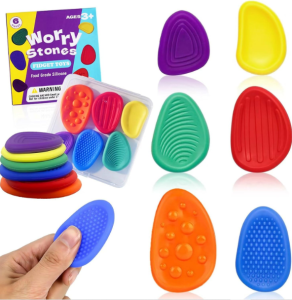 Fidget Toys 6 Pack -Textured Sensory Toys for Kids & Adults Anti-Stress Toy Anxiety ADHD & Autism Stress Relief Gift