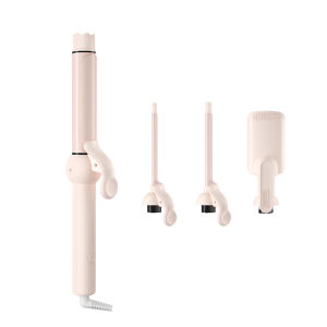 MinHuang | Bộ Máy Uốn Tóc Phủ Gốm Đa Năng Tích Hợp Ion Âm Đầu Uốn Thay Thế Được 32mm Tự Động Tắt Nguồn Dành Cho Nữ