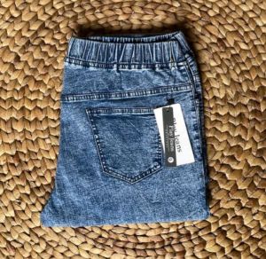 Celana pinggang karet - jeans wanita -celana panjang wanita - celana kekinian - Ls-jeans
