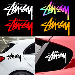 Logo Stussy Nhãn dán vinyl đề can phần thân cửa sổ xe hơi phản chiếu