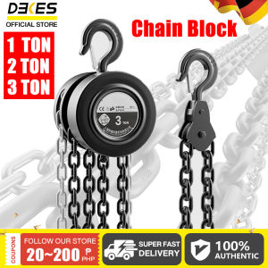DEKES 1T/2T/3T 3M chain Chain block of hand lever hoist Lifting Chain Block Hoist Heavy Duty Alloy Steel Adjustable Ratchet Manual Lever Pulley Hoist 3m Lifting Tool