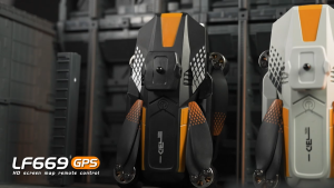 LF669 GPS Mainan Drone Skrin Besar Kawalan Jauh Dwi Kamera 8K HD Fotografi Hayat Bateri Yang Kuat Mainan Kanak-kanak