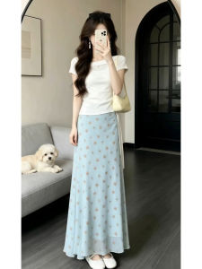 LIRUSHAN | Summer Floral Half Maxi Dress