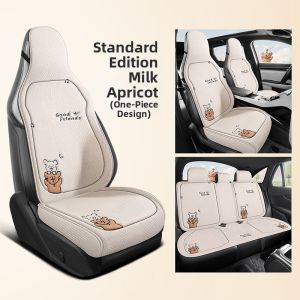 CapitAuto | Universal Flax Car Seat Cushion