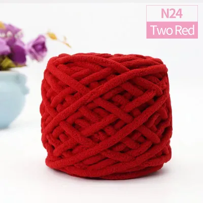 QJH Chunky Blanket Knitting Yarn Luxury Thick Polyester Jumbo Weaving Crochet Craft Yarns for Throw Blanket Pillows 100g/1Ball