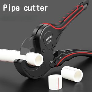 deli | Pipe Cutter 32-75MM Pipe Cutting Scissors Ratchet Cutter Tube Hose Plastic Pipes PVC/PPR Plumbing Manual Cutters Hand Tools
