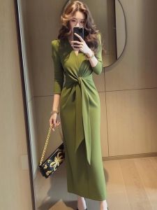 SHANGSHA | Elegant Luxury Aesthetic Strong Presence Dress