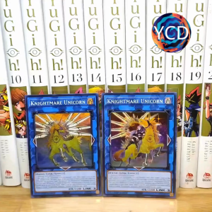 [YCDcardgame] Thẻ bài Yugioh Chính Hãng Set 2 lá Knightmare Unicorn (2 Art ) - Super Rare