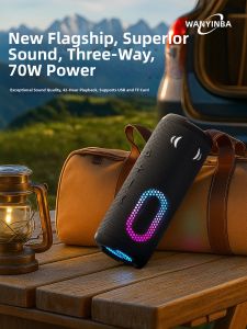 WANYINBA | Loa Di Động Hifi Bluetooth 3 Đường Tiếng