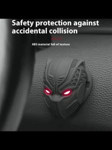 Car One-Button Start Cover Sticker - Anti-Scratch Protective Decoration Universal Fit for Cars Easy to Install