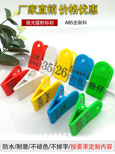 Number Plate Digital Clip Restaurant Serving Spicy Hot Food and Catering Call Mark Number Bath Flip Flops Storage Name