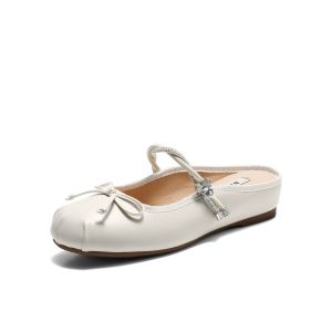 Belle | Soft Sole Water Drill Ballet Style Slip-on Heel Shoes