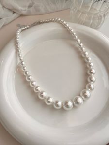YISHU | Gradient Australian White Luxury Fashion Pearl Necklace