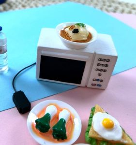 Mini Simulated Microwave Oven Dollhouse Accessories