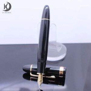 JD-149 Black Lacquer Fountain ปากกาทองFine nib ประณีตผู้ชาย/ผู้หญิงของขวัญ Professionalการสําเร็จการศึกษา