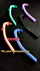 Selang Diving Tube Pipa Alat Nafas Berenang Selang Snorkeling Kansa Swimming Silicone
