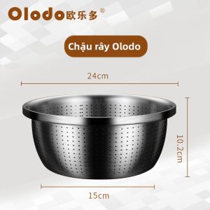 Olodo | Chậu Rửa Gạo Inox 304 Dày và Sâu