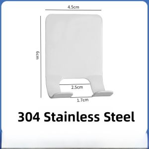 Manual Shaving Razor Wall Mounted Storage Rack Bathroom Toilet Hanging Holder No Drilling Required Razor Organizer