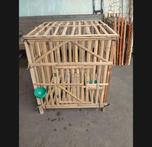kandang ayam bambu /(70x70x70)kandang ternak/kandang bongkar pasang/kandang hewan peliharaan kelinci/kucing/marmut/hamster/angsa/bebek/entok/banyak