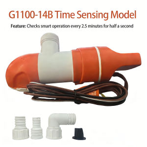 Multi-functional Water Pump Yacht Narrow Type Horizontal Automatic Bilge Pump Water Pump Sensor-driven Drainage DC 12V/24V