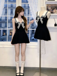 CHANGTONG | Gentle and Elegant Waist Shaping Sleeveless Dress
