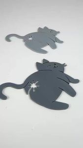 2pcs 3D Cat Butt Bread Bag Clip Snack Bag Sealing Clip Novelty Kitchen Gadget Food Storage Bag Clip For Cat Lovers