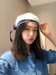 Topi Sailor Navy Stylish Warna Beret Hat Dengan Bow-Knot