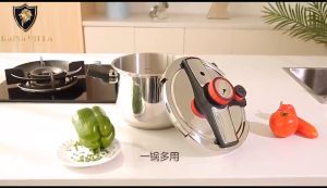 Kaisavilla New Stainless steel safe and fast cooking pressure cooker (6L8L10L12L)