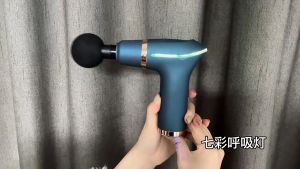 DEZA LED 7 Colour Mini Muscle Massage Gun Compact and Silent Portable Muscle Relaxation Vibration Massager Gun