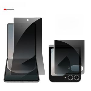 Samsung Zflip6 Anti-Peep Film Zflip4 Mobile Phone Film Foldable Screen HD Water Coagulation Soft Film W24flip Mobile Phone Screen Film Flip3 Frosted Protective Film 5 Generation Tempered Lens Protector Applicable