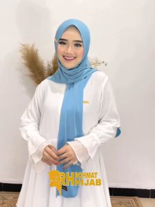Hijab Instant Pet Sabit Segitiga & Oval: Jersey Super Premium Grade A