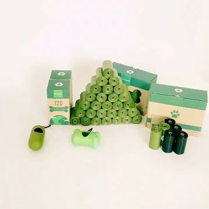 Túi Đựng Phân Mini Túi Rác Mini cho Chó Mèo Tự Phân Hủy An Toàn Sinh Học