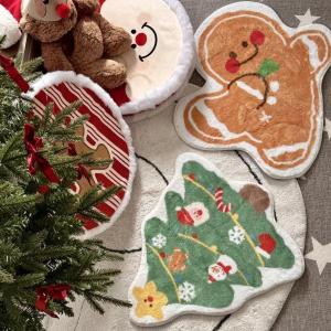 พรมลายการ์ตูนวิคามา รูปคนขนมปังขิง ให้ความอบอุ่น ใช้ปูข้างเตียงในห้องนอน พรมรองพื้นทางเข้าบ้าน พรมเช็ดเท้าหน้าประตู ตกแต่งบ้านในเทศกาลคริสต์มาส