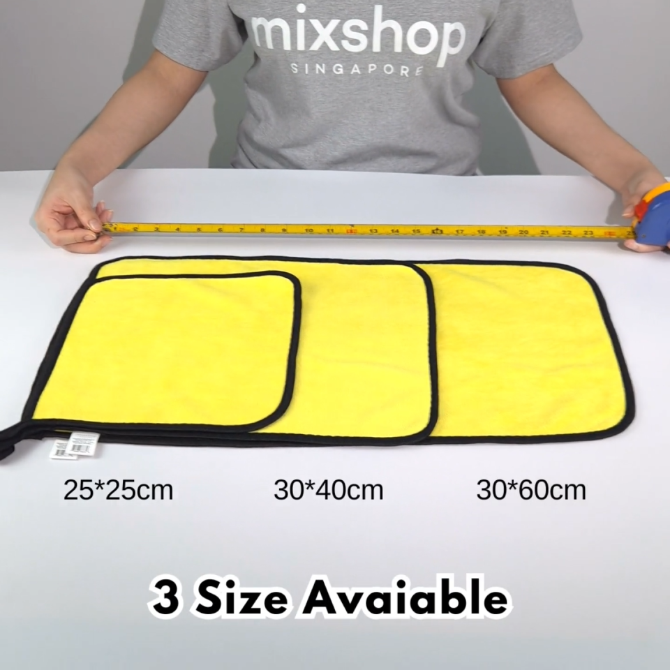 mixshop Microfiber Kitchen Towel Cleaning Cloth Multipurpose Cloth Car Wash Cloth