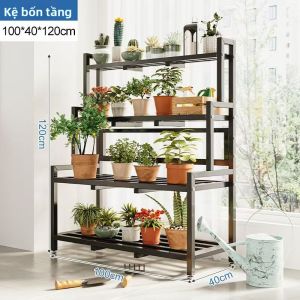 MEIKAIBIN | Giá Đựng Chậu Hoa Sắt & Inox