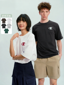 Champion | Cotton Summer New Arrival Round Neck Couple T-Shirt