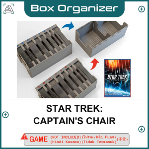 Star Trek: Captains Chair Board Game Box Organizer Insert