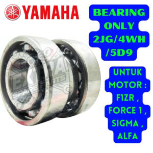 BEARING KRUK AS 2-PCS 2JG/4WH/5D9 (6205&6305)F1ZR Force 1 Sigma Alfa KUALITAS ASLI 100% ORI .