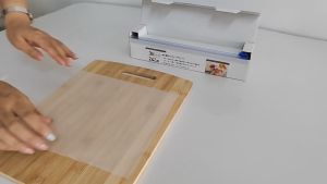 Disposable Plastic Cutting Board with Sliding Cutting Tool Custom Disposable Chopping Board for Cooking Prep Camping
