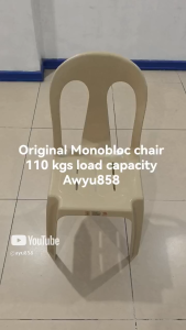 Monoblock Adult Chair Monobloc Plastic (Heavy Duty) 1 pc.