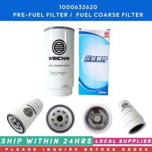 PRE-FUEL FILTER 1000632620 [MUST INQUIRE 1ST PRE-ORDER ONLY!!! LOCAL SUPPLIER WARRANTY] FUEL COARSE FILTER FOR WEICHAI WP10 WP13 ENGINE