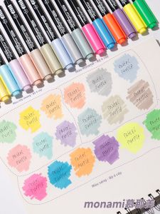 Monami | Bút Đánh Dấu Mắt Nhẹ Nhàng Màu Pastel
