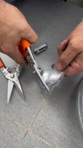 Kéo cắt đa năng cắt nẹp điện chữ V thạch cao Xương nhôm Ống đồng Thép Sk5 sắc bén Kéo cắt Kapusi K-0170 K-0171